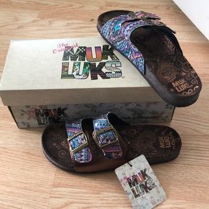 Brand new with tag Muk Luk sequins sandals